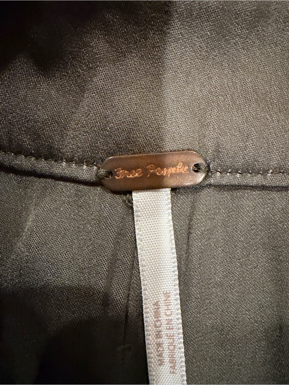 Free People Olive Green Relaxed Bubble Hem Shorts - Picture 9 of 16